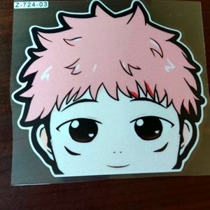 Yuji Jujutsu Kaisen Car Sticker Anime